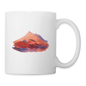 Weisshorn VS 4505m aquarelle - Mug blanc - blanc - Droite