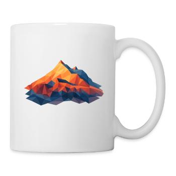 Weisshorn VS 4505m LowPoly - Mug blanc - blanc - Droite