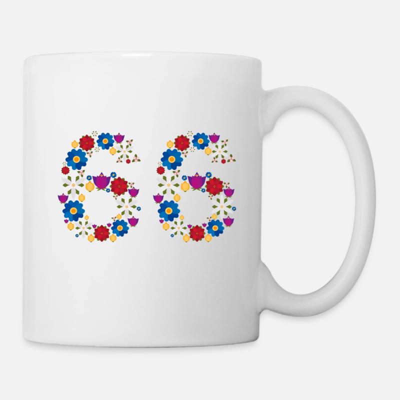 Flowers 66 - Tasse - Weiß