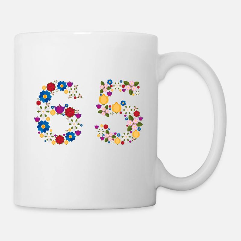 Flowers 65 - Tasse - Weiß