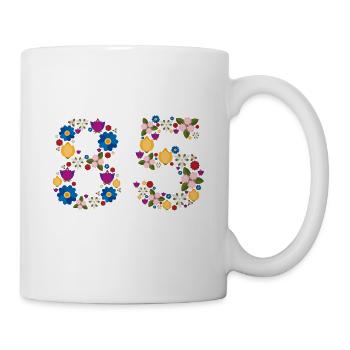 Fleurs 85 - Mug blanc - blanc - Droite