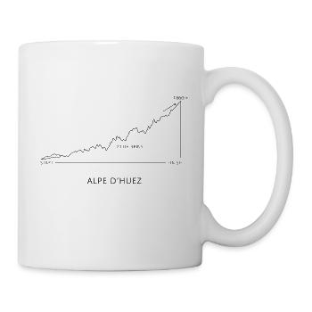 Alpe d'Huez - Tasse - Weiß - Rechts