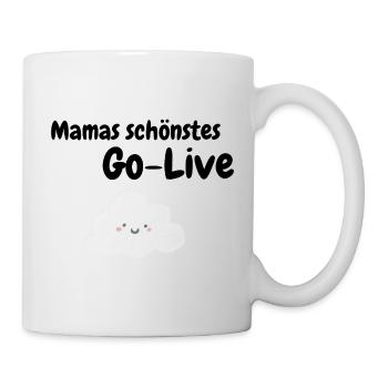Mamas schönstes Go-Live ALM - Tasse - Weiß - Rechts