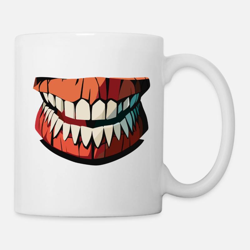 Le sourire effrayant de Darkjaw - Mug blanc - blanc