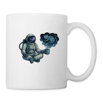 Kosmische Kaffeepause - Tasse - Weiß - Rechts