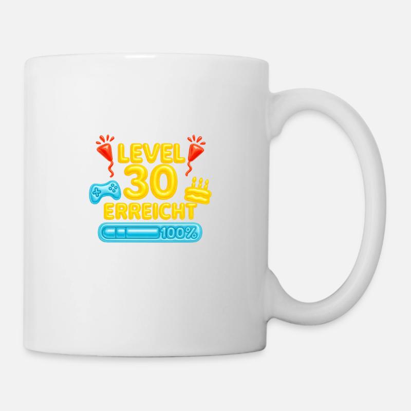 Atteint le niveau 30 - Mug blanc - blanc
