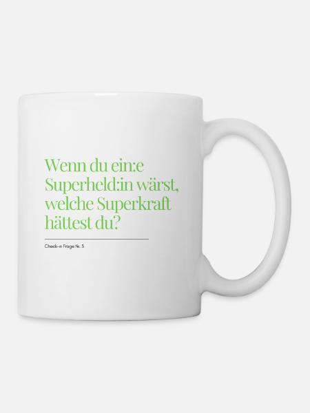 Question n° 3 sur l’enregistrement - Mug blanc - blanc