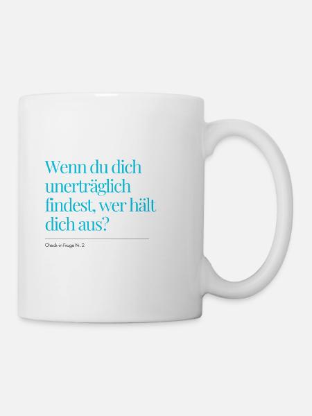 Question n° 2 d’enregistrement - Mug blanc - blanc
