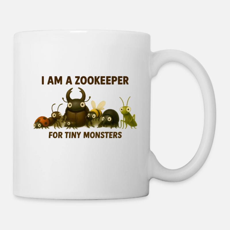 Je suis gardien de zoo – pour les petits monstres - Mug blanc - blanc