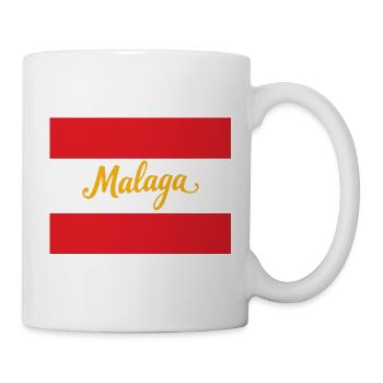 Malaga Luminous city motif - Mug - white - Right