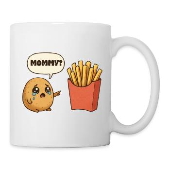 Kawaii Fries Fries Drôle - Mug blanc - blanc - Droite