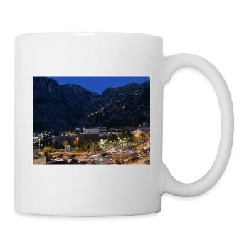 Evening atmosphere in Bergdorf - Mug - white - Right