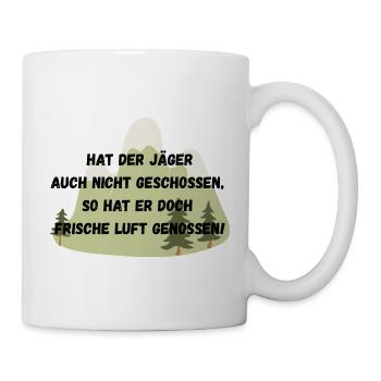 Humorous mountaineer saying - Mug - white - Right