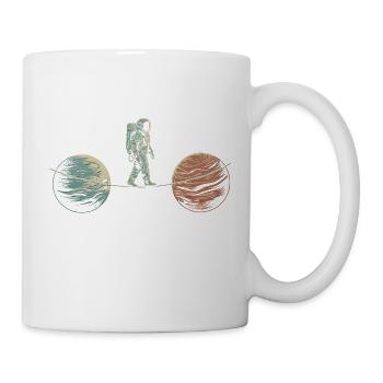 Space Acrobatics Art Design - Mug - white - Right