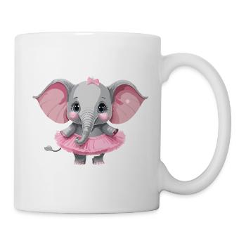 Elefant_im_Tuettue3 - Mug blanc - blanc - Droite