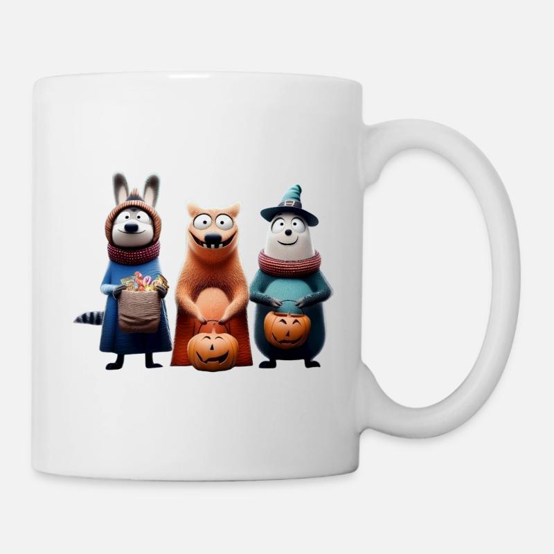 Halloween Squad – Süßes oder Saures Wooligans - Tasse - Weiß