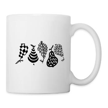 Poire - Mug blanc - blanc - Droite