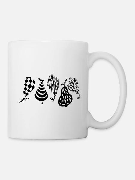 Birne - Tasse - Weiß