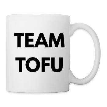 Team Tofu – Vegan Statement - Tasse - Weiß - Rechts