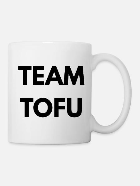 Team Tofu – Vegan Statement - Tasse - Weiß