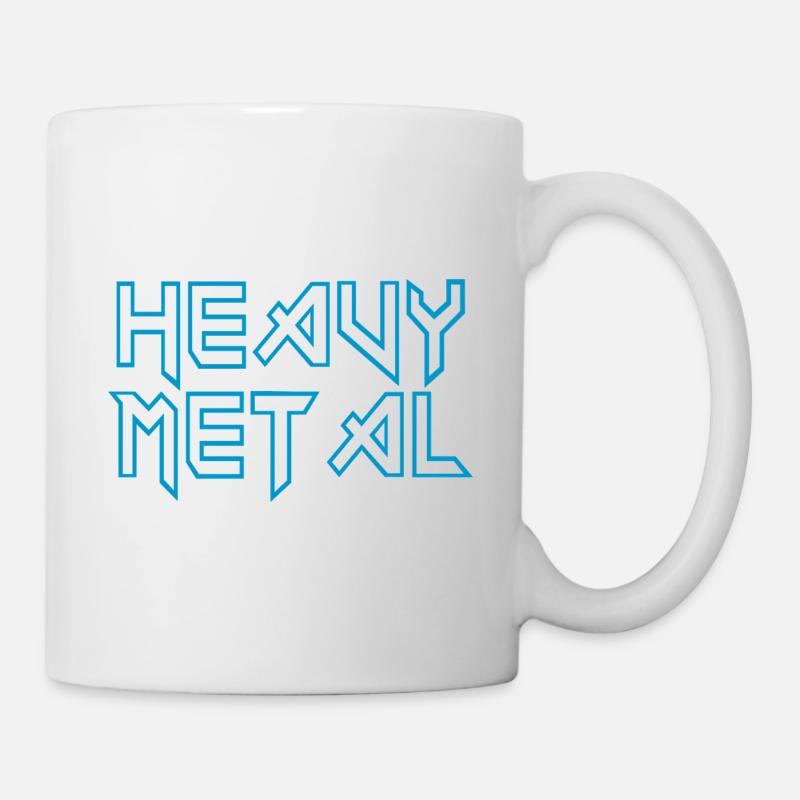 métal lourd - Mug blanc - blanc