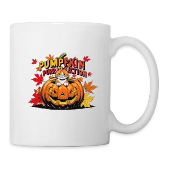 Cats Halloween Pumpkin Design - Mug - white - Right