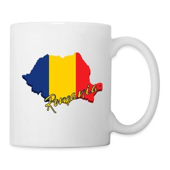 I love Romania, made in Romania - Mug - white - Right