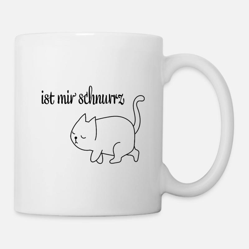 ronronnement - Mug blanc - blanc