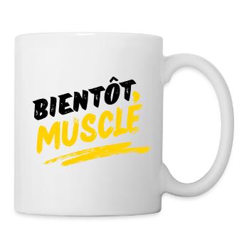 Energetic Muscular Design in Urban Style - Mug - white - Right