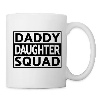 Daddy Daughter Squad Matching Father Daughter - Mug - white - Right