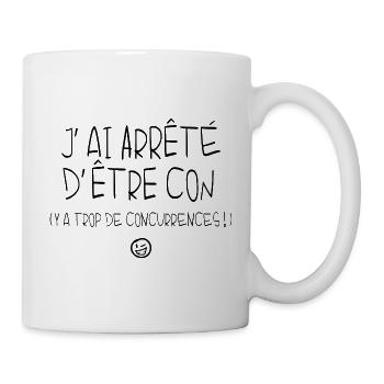 Humor Funny Phrase Punchline Be Con Insolent - Mug - white - Right