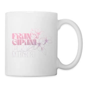 Lebendiges florales Typografie-Design - Tasse - Weiß - Rechts