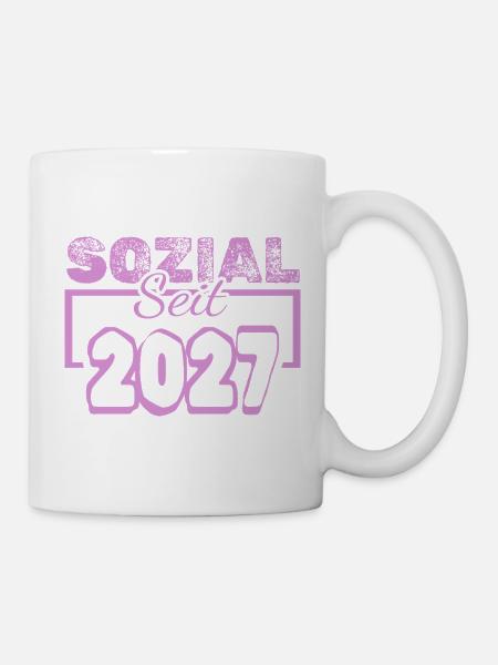 Soziales Engagement 2027 - Tasse - Weiß