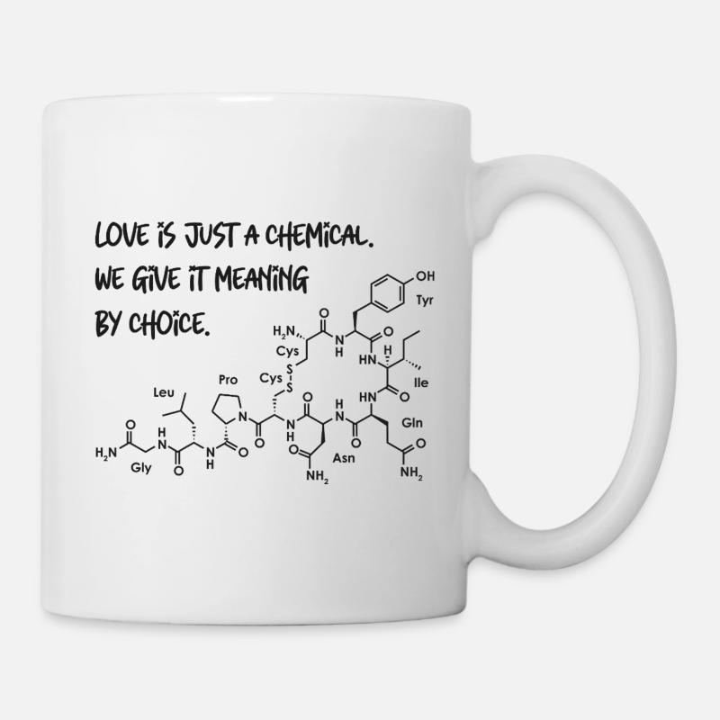 Love is just a chemical - Mug blanc - blanc