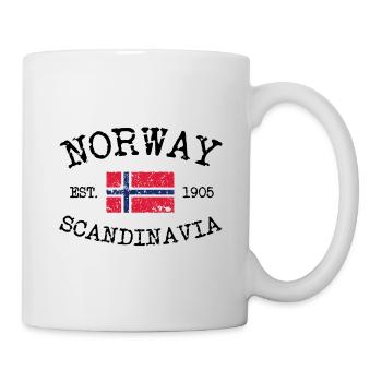 Norway - Norge - Norwegen - Scandinavia - 1905 - Tasse - Weiß - Rechts