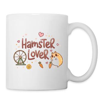 Hamster in Love Cute Moment - Mug - white - Right
