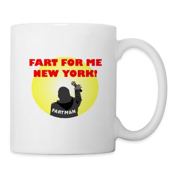Comedy Fart Themed Graphic Tee - Mug - white - Right