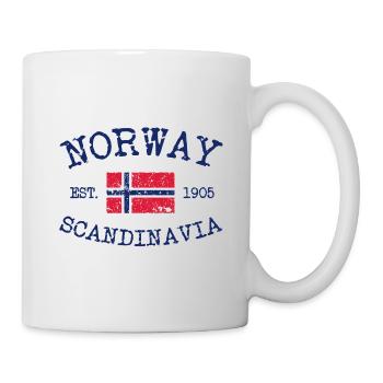 Norway - Norge - Norwegen - Scandinavia - 1905 - Tasse - Weiß - Rechts