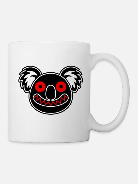 Düstere Koala Illustration - Tasse - Weiß