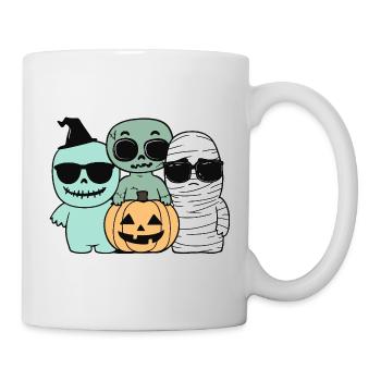 Conception de fête d'horreur d'Halloween - Mug blanc - blanc - Droite