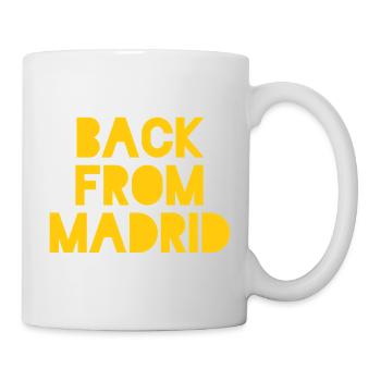 Expressive Madrid illustration on clothing - Mug - white - Right