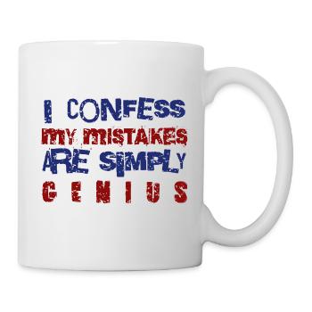Conception de citation de confiance humoristique - Mug blanc - blanc - Droite