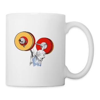 weightlifting - Mug - white - Right