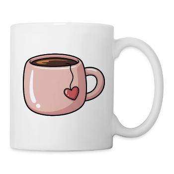 Heart Tea Mug - Mug - white - Right
