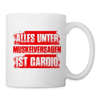 Cardio Bodybuilding Bodybuilder Gym Strength Training - Mug - white - Right