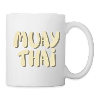 Muay Thai - Tasse - Weiß - Rechts