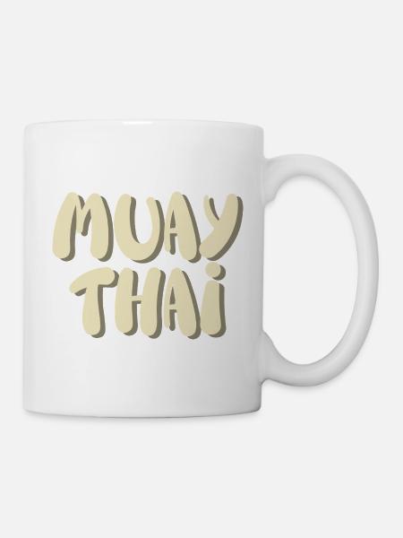 Muay Thai - Tasse - Weiß