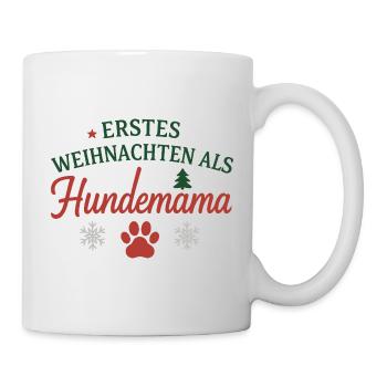 Tradition Noël Chien Maman Design - Mug blanc - blanc - Droite
