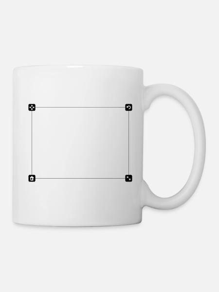 Motivfeld - Tasse - Weiß