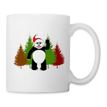 PÈRE NOËL PANDA - Mug blanc - blanc - Droite